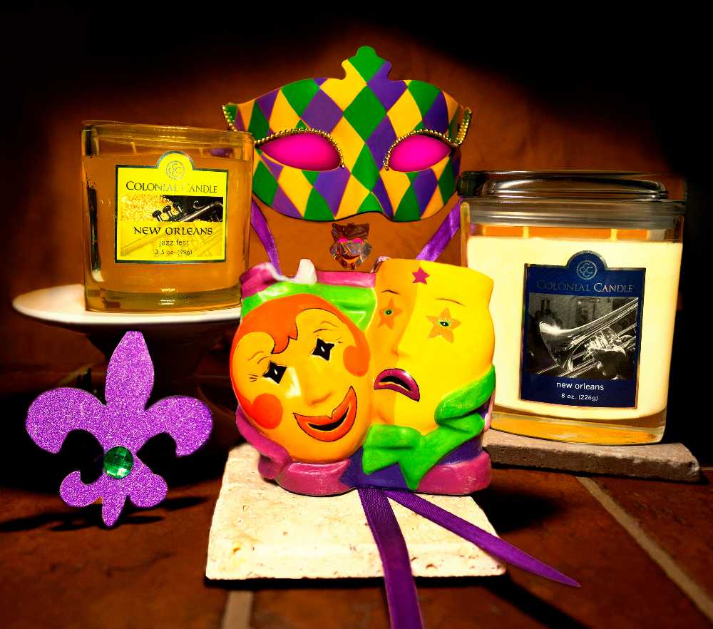 CANDLE: Mardi Gras Colonial Candle Jazz Fest 2014 - Colonial Candle (Mardi Gras Candles) action figure collectible - Main Image 3