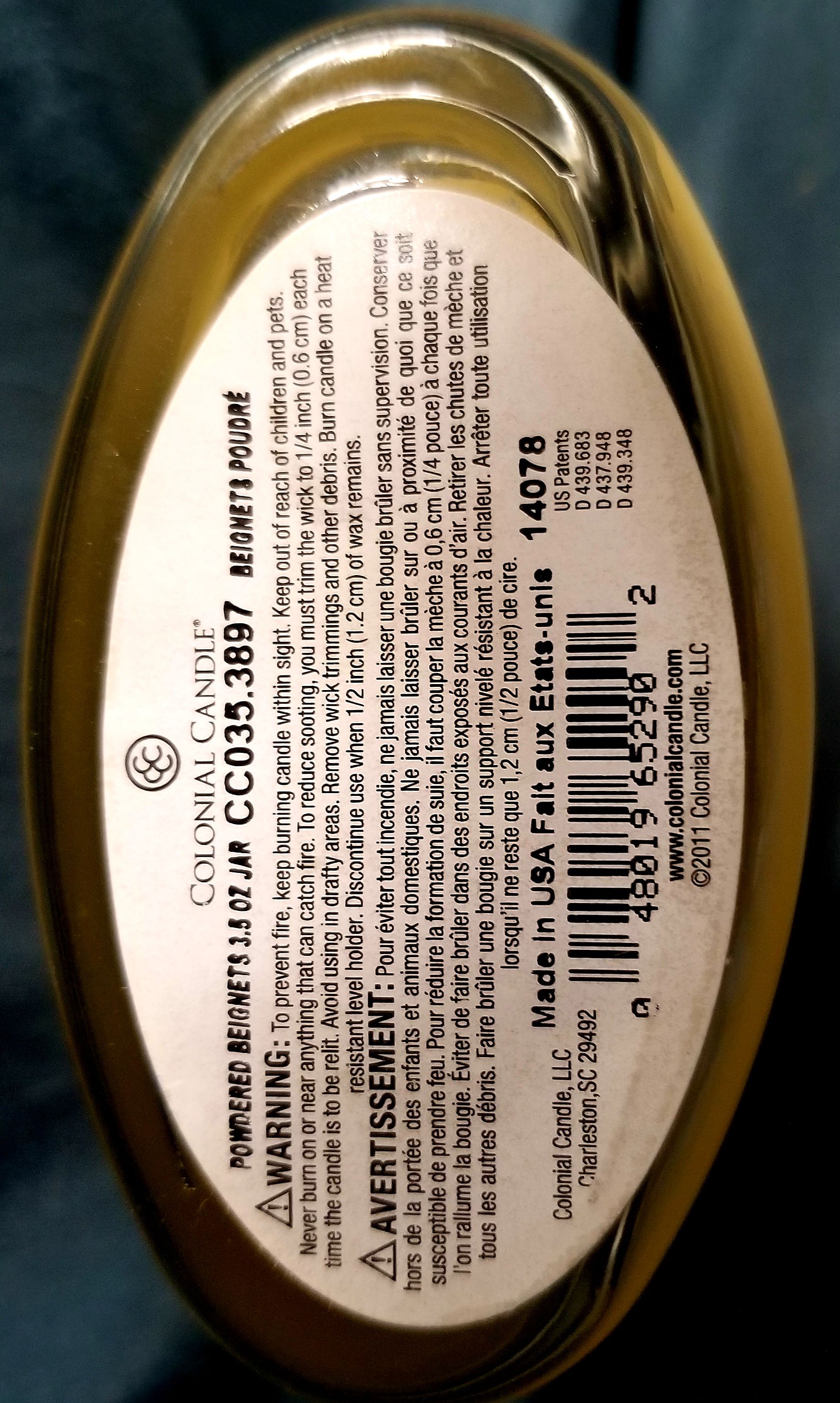 CANDLE: Mardi Gras Colonial Candle Powered Beignets 2014 - Colonial Candle (Mardi Gras Candles) action figure collectible - Main Image 2