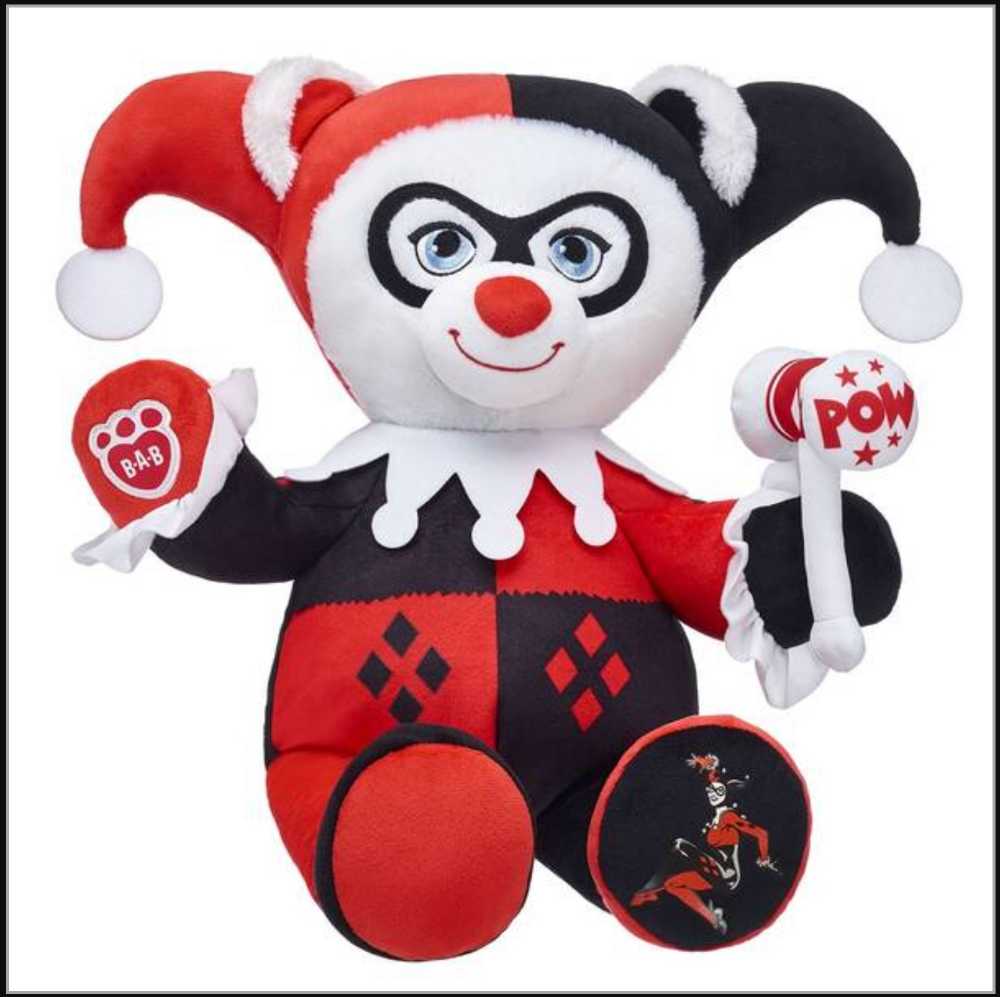DC Comics Build-A-Bear : Harley Quinn Bear Online Exclusive - Build A Bear (Harley Quinn) action figure collectible [Barcode 889794024306] - Main Image 3