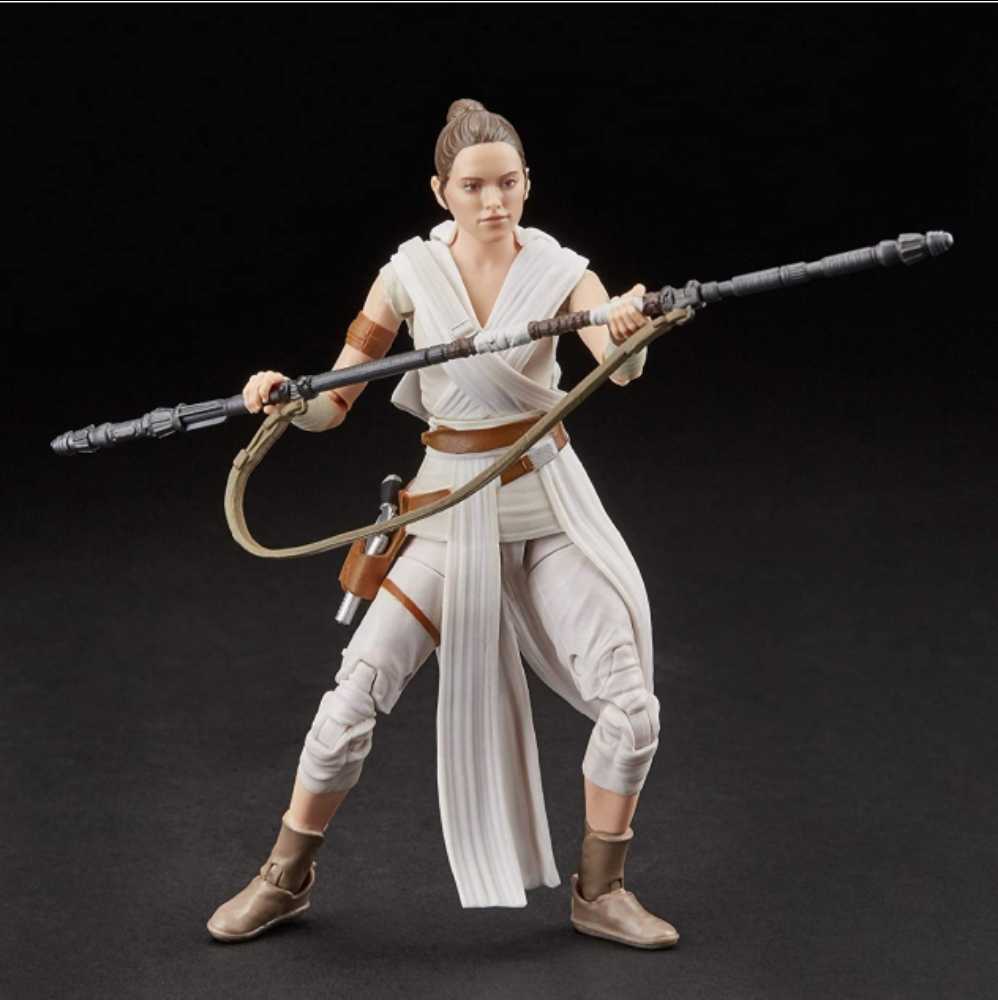 Black Series Red #91 Rey (1st Edition White Box) Star Wars TROS - Hasbro (Star Wars Episode IX The Rise of Skywalker) action figure collectible [Barcode 461015213586] - Main Image 3