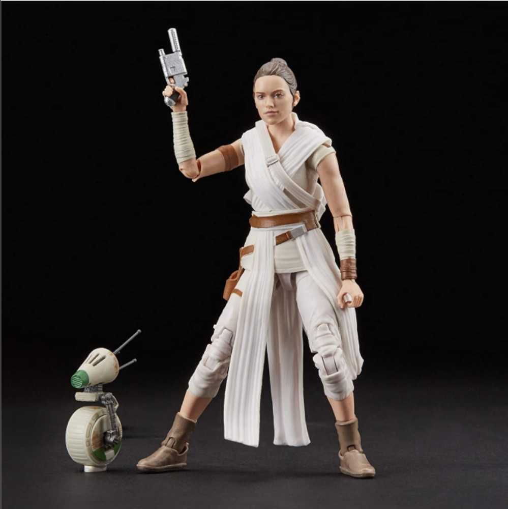 Black Series Red #91 Rey (1st Edition White Box) Star Wars TROS - Hasbro (Star Wars Episode IX The Rise of Skywalker) action figure collectible [Barcode 461015213586] - Main Image 4
