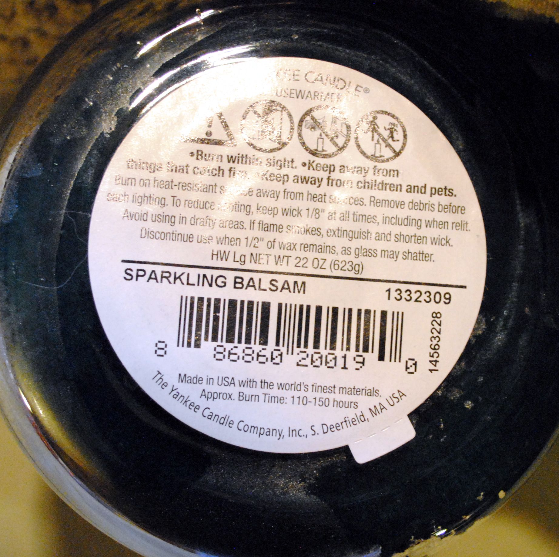 CANDLE: Christmas Yankee Sparkling Balsam - Yankee Candle (Christmas Candle) action figure collectible - Main Image 2