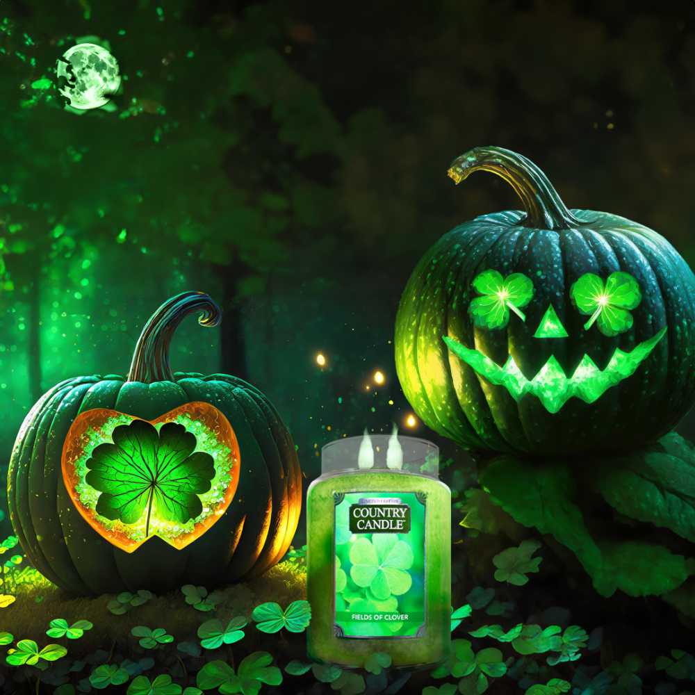 CANDLE: St. Patrick’s Day Country Candle Fields of Clover 2020 Kringle  - Country Candle (St. Patrick’s Day Candles) action figure collectible [Barcode 846853065106] - Main Image 4