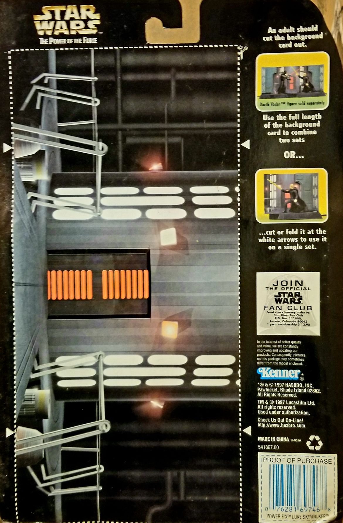 Power Of The Force 2 Green Figure 3.75 - Electronic Luke Skywalker Jedi Knight (Power F/X) ROTJ - Hasbro / Kenner (Star Wars Episode VI Return Of The Jedi) action figure collectible - Main Image 2