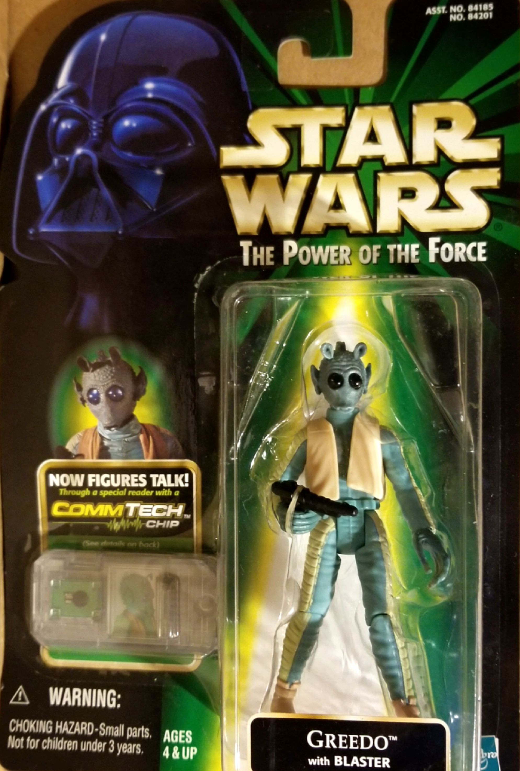 Auto Greedo Power Of The Force Green - Hasbro / Kenner (Star Wars Episode IV A New Hope) action figure collectible - Main Image 1