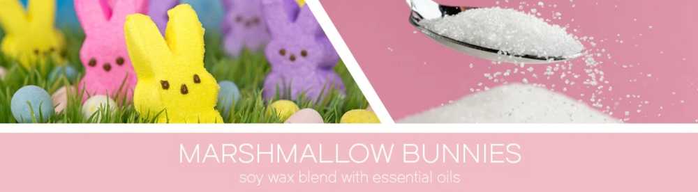 CANDLE: Easter Goose Creek Marshmallow Bunnies Peeps 2020 - Goose Creek Candle (Easter Candles) action figure collectible [Barcode 875484006790] - Main Image 3