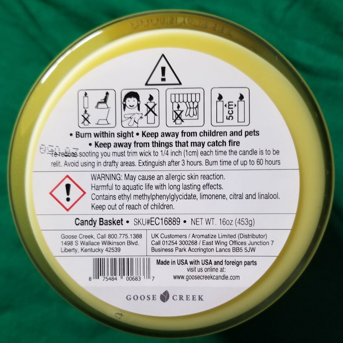 CANDLE: Easter Goose Creek Candy Basket 2020 - Goose Creek Candle (Easter Candles) action figure collectible [Barcode 875484006837] - Main Image 2