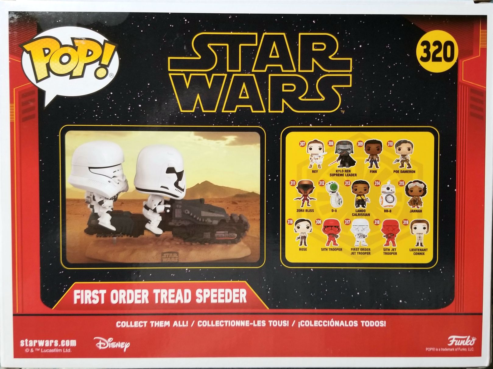 Funko Pop! Movies: Star Wars Movie Moments First Order Treadspeeder Boxset TROS - Funko (Star Wars Episode IX The Rise of Skywalker) action figure collectible [Barcode 0889698399159] - Main Image 2