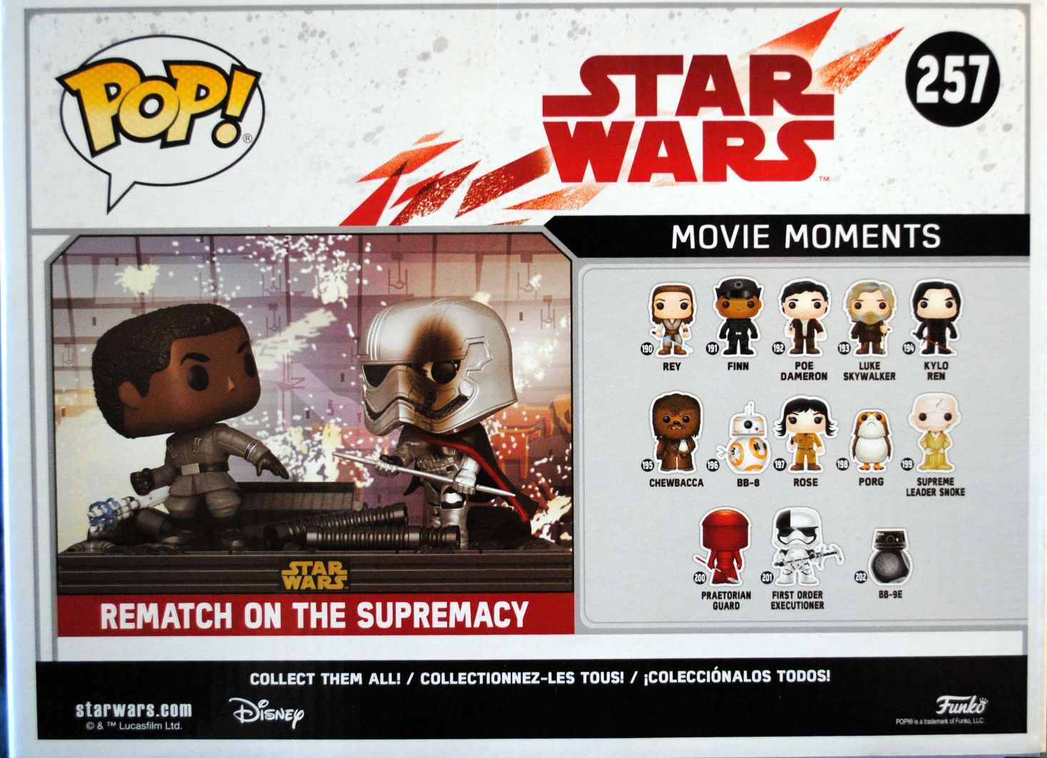 Funko Pop! Movies: Star Wars Movie Moments Rematch on the Supremacy Boxset TLJ - Funko (Stsr Wars Episode VIII The Last Jedi) action figure collectible - Main Image 2