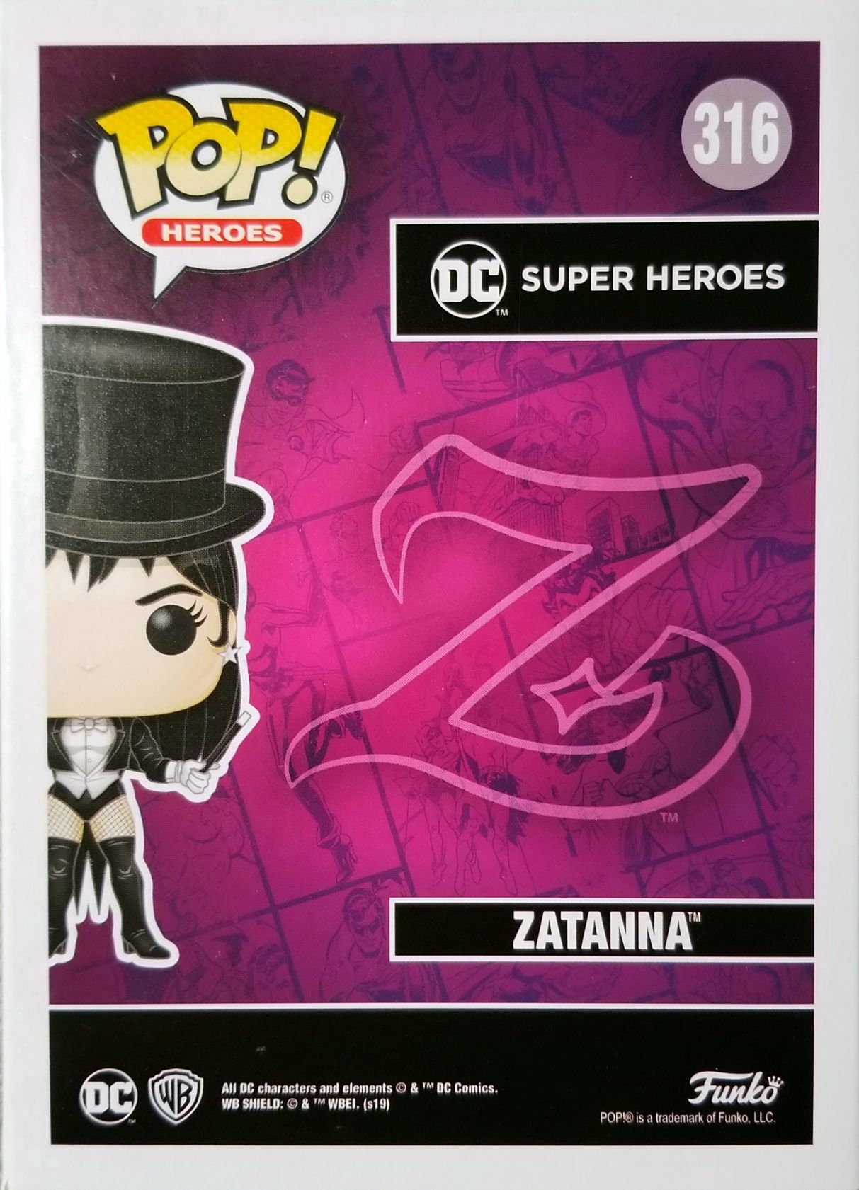 Funko Pop! DC Superheros: Zatanna DC Superheros ECCC - Funko (DC Comics: Funko Pops!) action figure collectible [Barcode 0889698459075] - Main Image 2