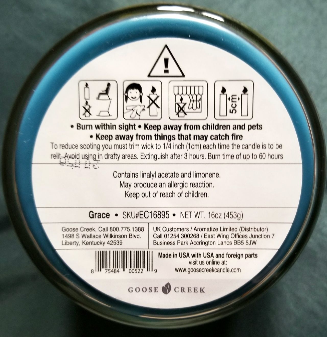 CANDLE: Easter Goose Creek Grace 2020 - Goose Creek Candle (Easter Candles) action figure collectible [Barcode 875484005229] - Main Image 2