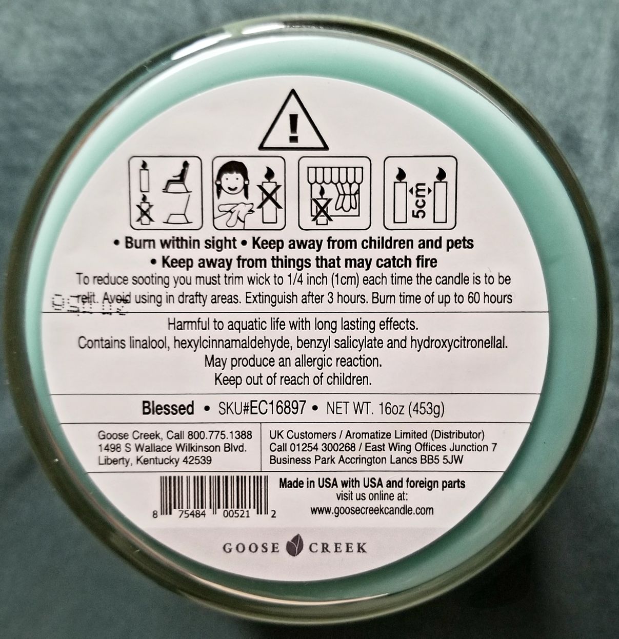 CANDLE: Easter Goose Creek Blessed 2020 - Goose Creek Candle (Easter Candles) action figure collectible [Barcode 875484005212] - Main Image 2