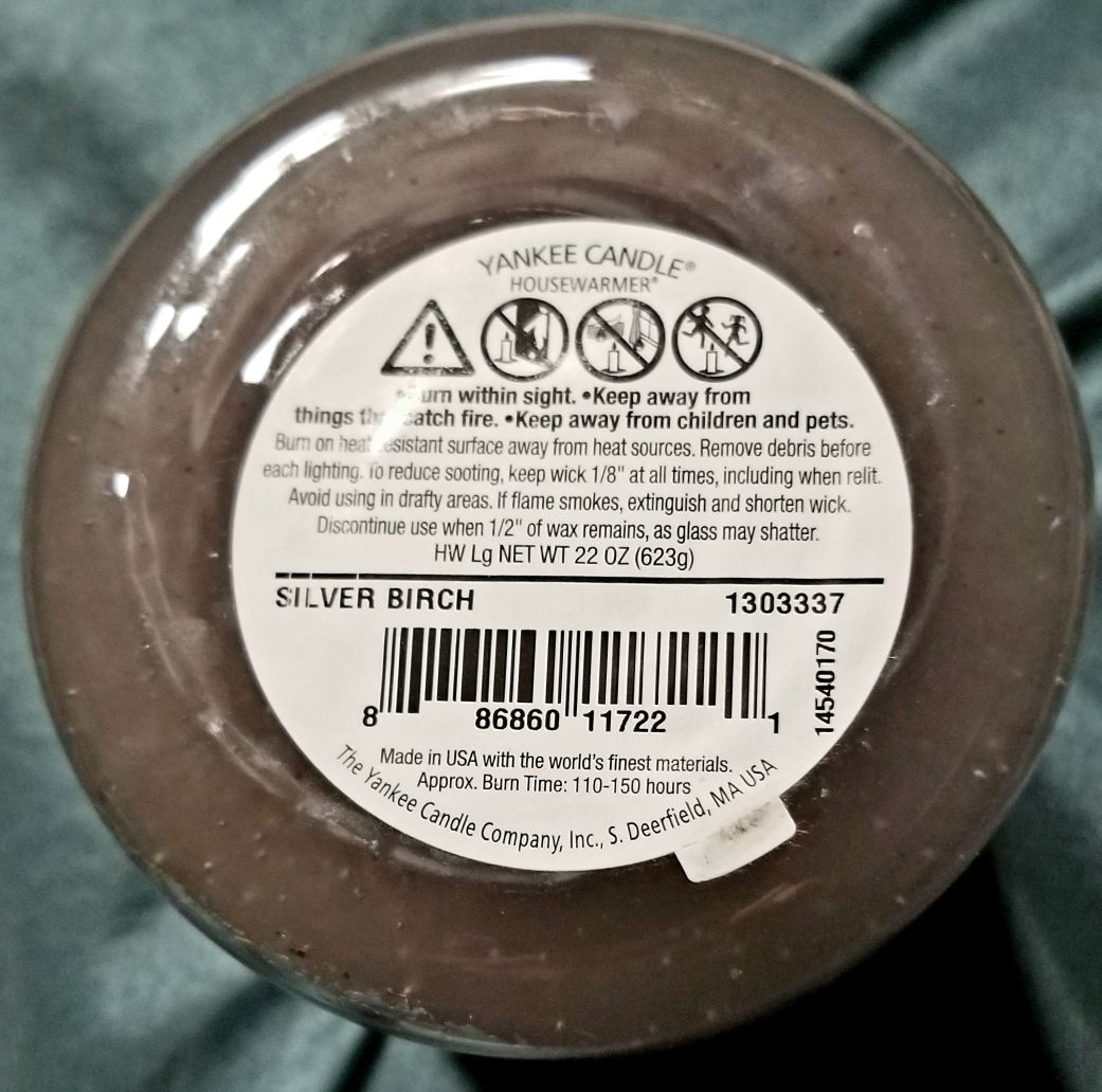 CANDLE: Autumn Yankee Silver Birch - Yankee Candle (Autumn Candles) action figure collectible [Barcode 886860117221] - Main Image 2