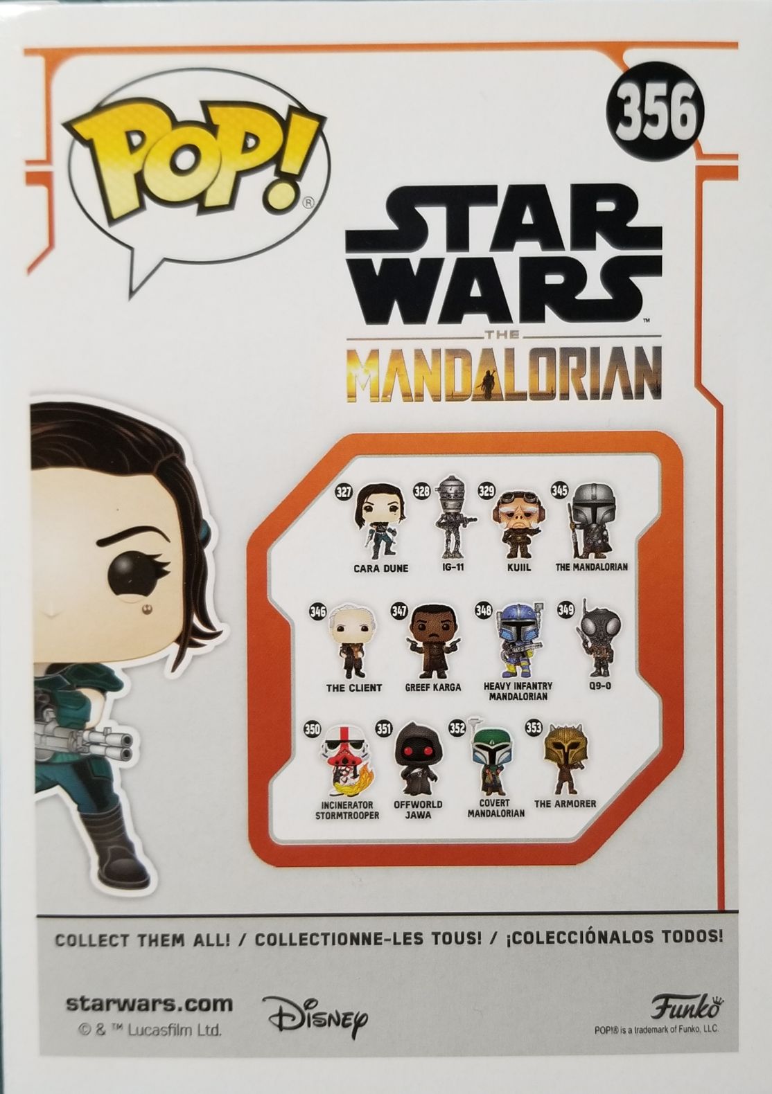 Funko Pop! Television: The Mandalorian Cara Dune FYE MANDO - Funko (The Madalorian) action figure collectible [Barcode 0889698460941] - Main Image 2