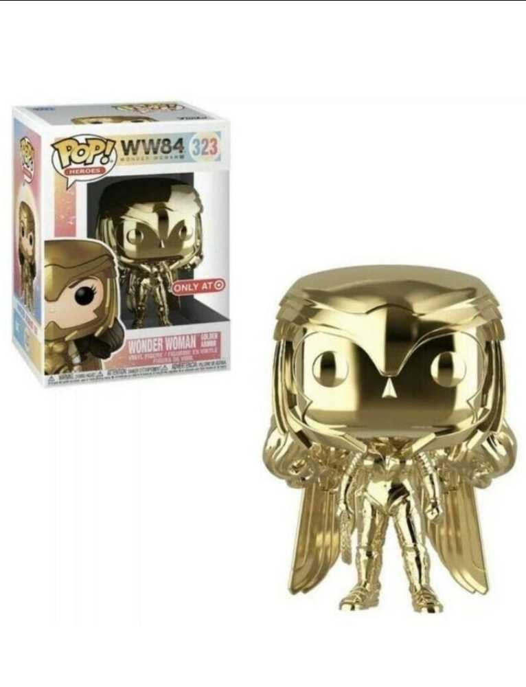 Funko Pop! Movies: WW84 Wonder Woman Golden Armor Target - Funko (Wonder Woman 1984) action figure collectible [Barcode 0889698473729] - Main Image 4