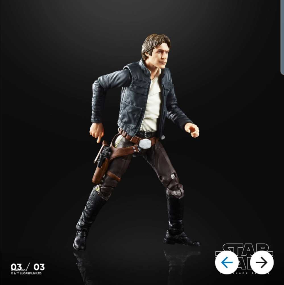 Han Solo (Bespin) - Disney / Hasbro (Black Series 6” ESB 2020: 40th Anniversary) action figure collectible [Barcode 05010993678549] - Main Image 3