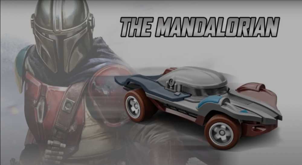 Hot Wheels Star Wars Character Mandalorian MANDO - Hot Wheels from Mattel (Star Wars The Mandalorian) action figure collectible - Main Image 3