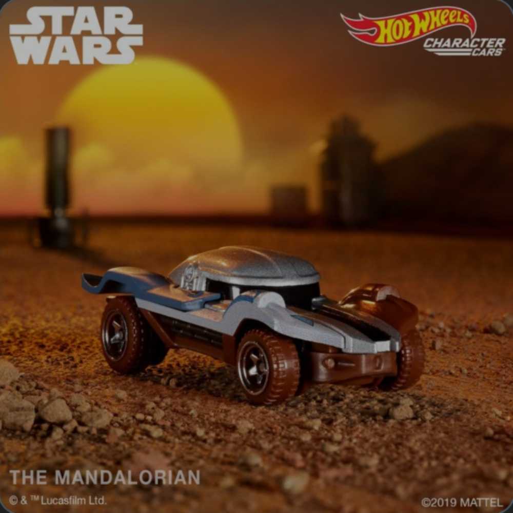 Hot Wheels Star Wars Character Mandalorian MANDO - Hot Wheels from Mattel (Star Wars The Mandalorian) action figure collectible - Main Image 4