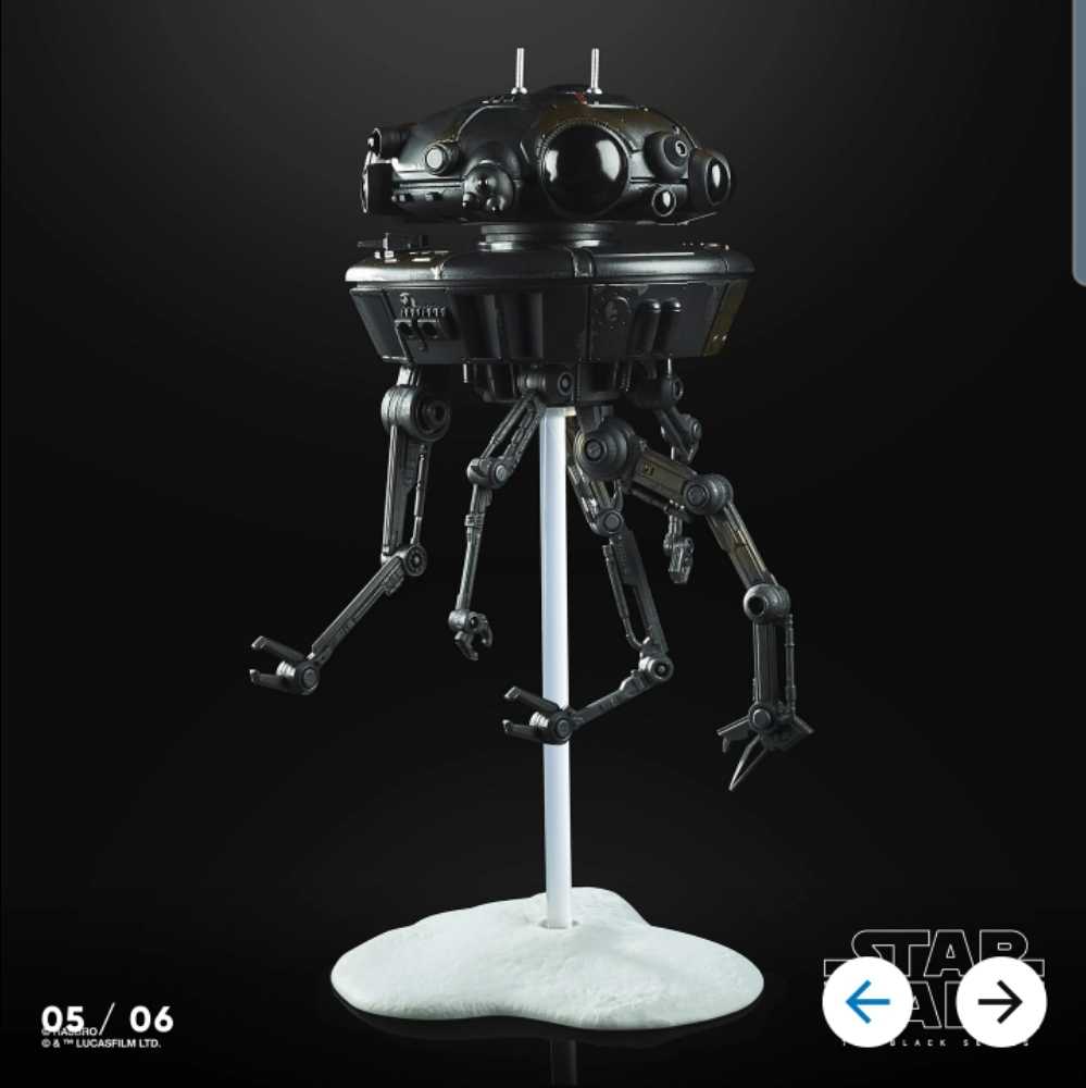 Imperial Probe Droid - Hasbro (Empire Strikes Back 40th Anniversary) action figure collectible [Barcode 1497076388078] - Main Image 4