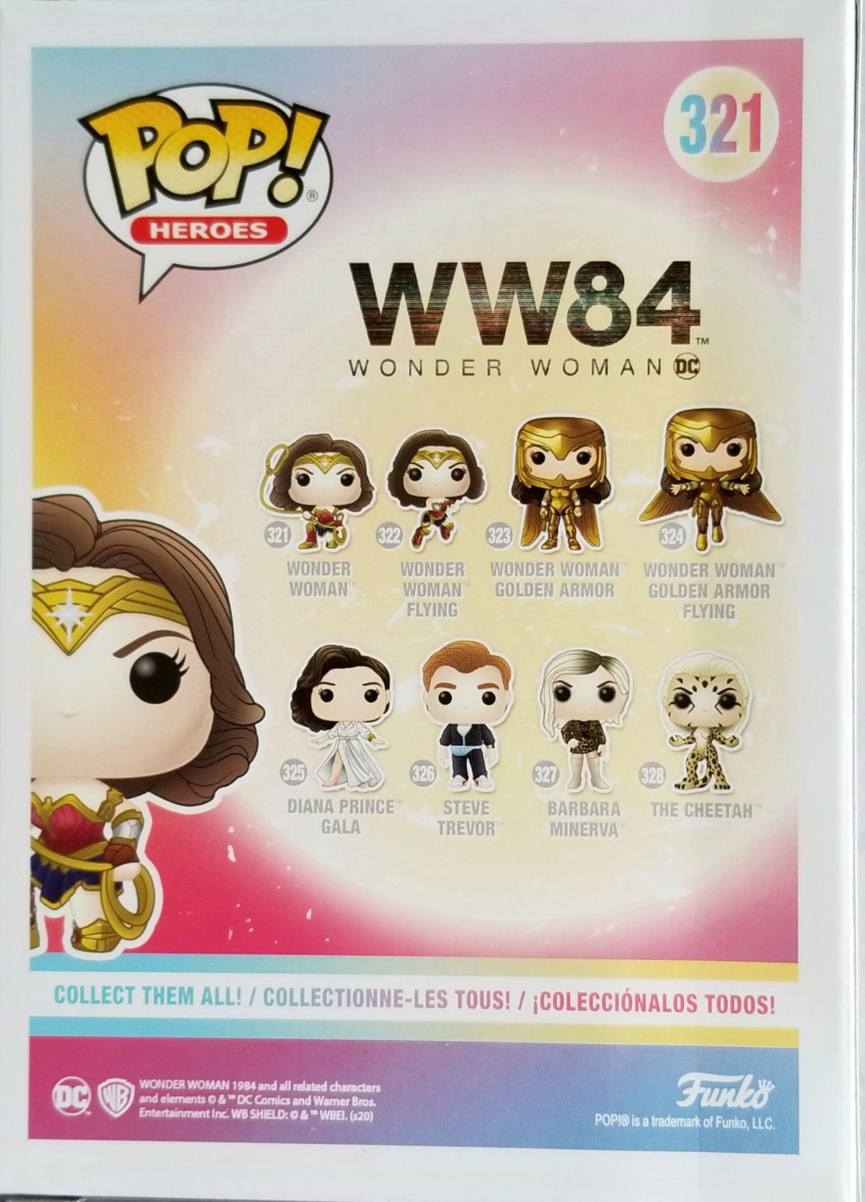 Funko Pop! Movies: WW84 Wonder Woman with Magic Lasso - Funko (Wonder Woman 1984) action figure collectible [Barcode 0889698466639] - Main Image 2