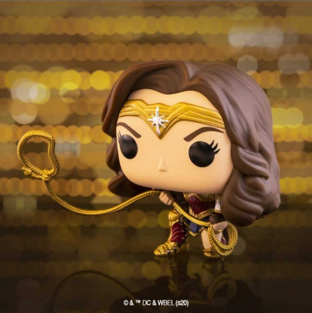 Funko Pop! Movies: WW84 Wonder Woman with Magic Lasso - Funko (Wonder Woman 1984) action figure collectible [Barcode 0889698466639] - Main Image 3