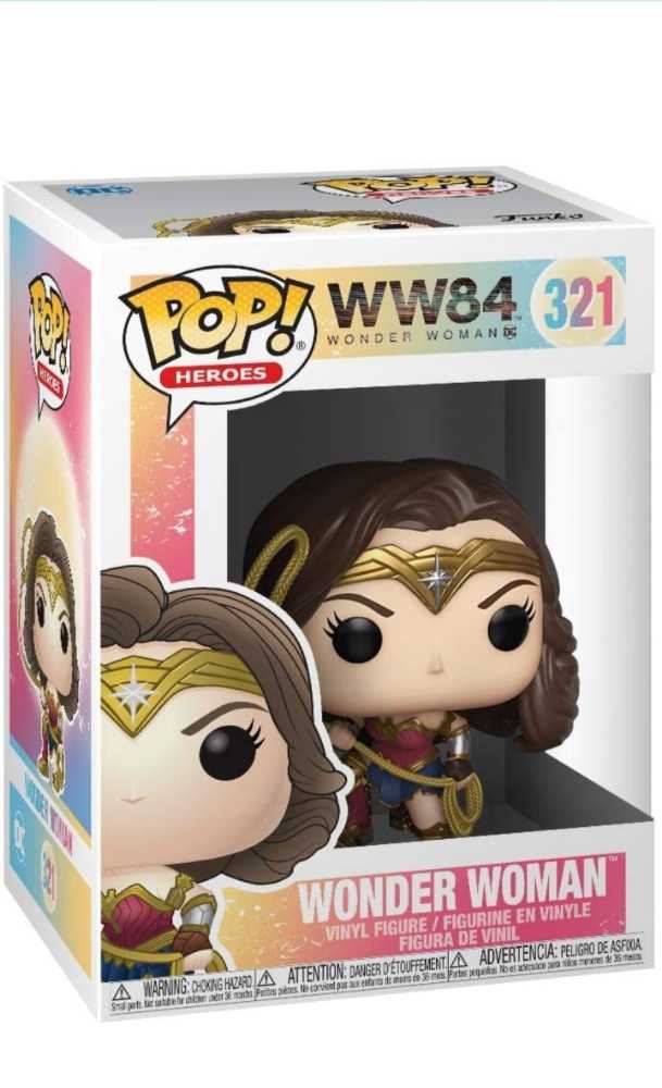 Funko Pop! Movies: WW84 Wonder Woman with Magic Lasso - Funko (Wonder Woman 1984) action figure collectible [Barcode 0889698466639] - Main Image 4