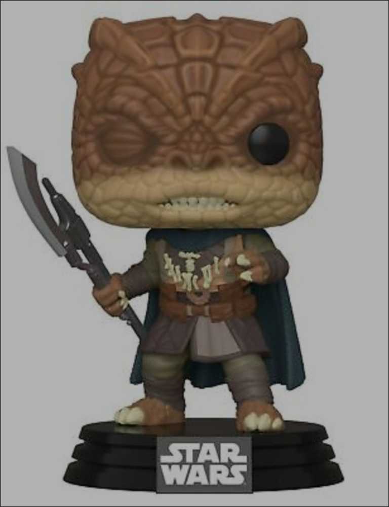 Funko Pop! Television: The Mandalorian - Trandoshan Thug MANDO - Funko (Star Wars The Mandalorian) action figure collectible [Barcode 0889698317986] - Main Image 3