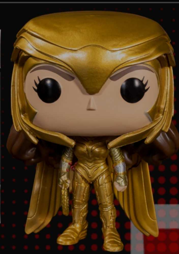 Funko Pop! Movies: WW84 Wonder Woman Golden Armor - Funko (Wonder Woman 1984) action figure collectible [Barcode 0889698466585] - Main Image 3