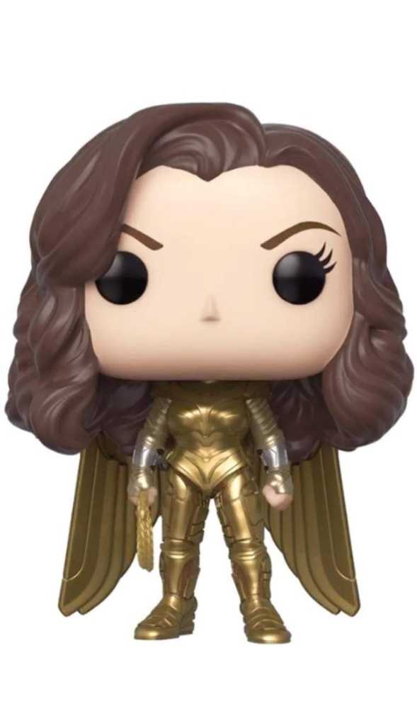 Funko Pop! Movies: WW84 Wonder Woman Golden Armor with Lasso - Funko (Wonder Woman 1984) action figure collectible [Barcode 0889698466622] - Main Image 3
