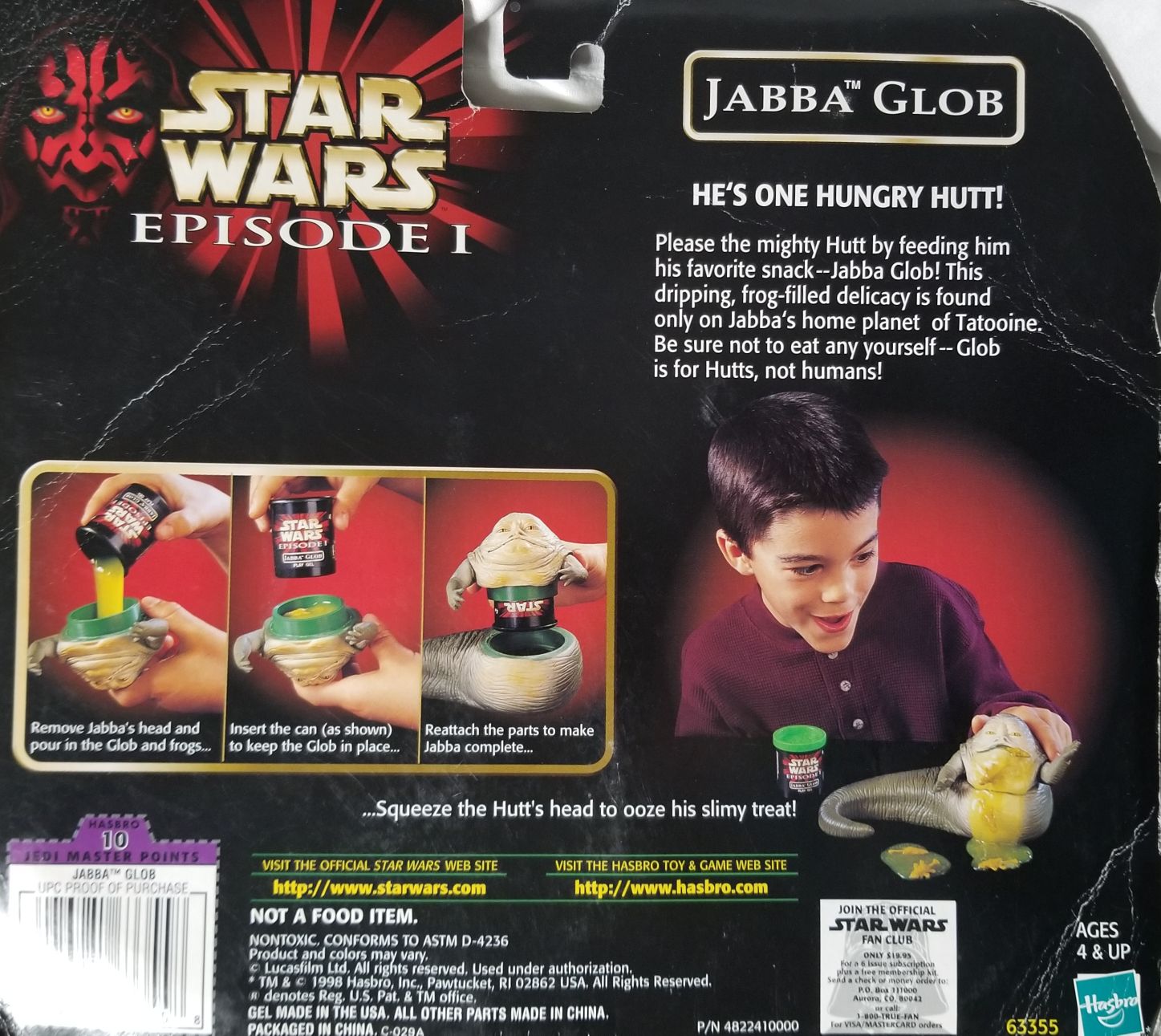 Phantom Menace Creature 3.75 - Episode I Jabba The Hutt Glob TPM - Hasbro (Star Wars - Episode 1) action figure collectible - Main Image 2