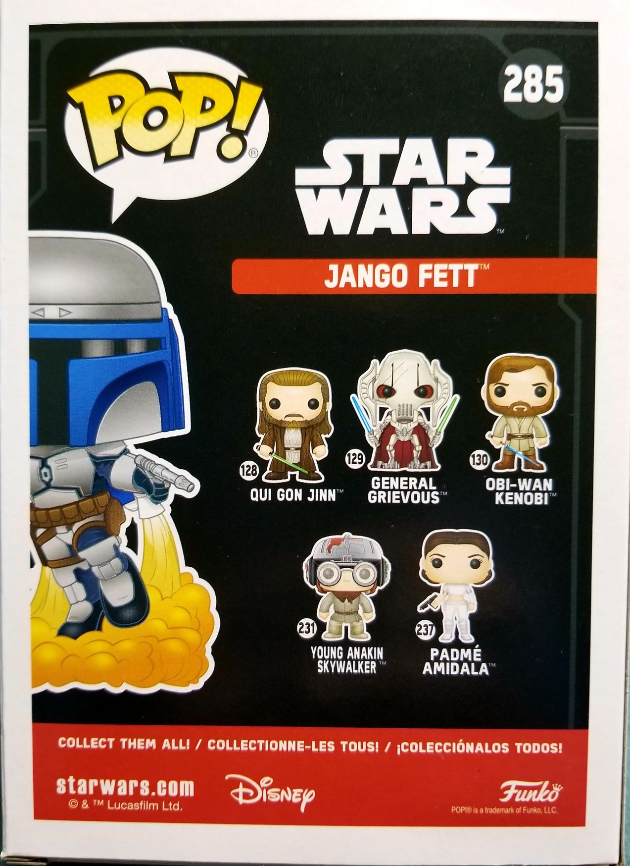 Funko Pop! Movies: Star Wars Jango Fett AOTC - Funko (Star Wars Episode II Attack of the Clones) action figure collectible [Barcode 0889698316842] - Main Image 2