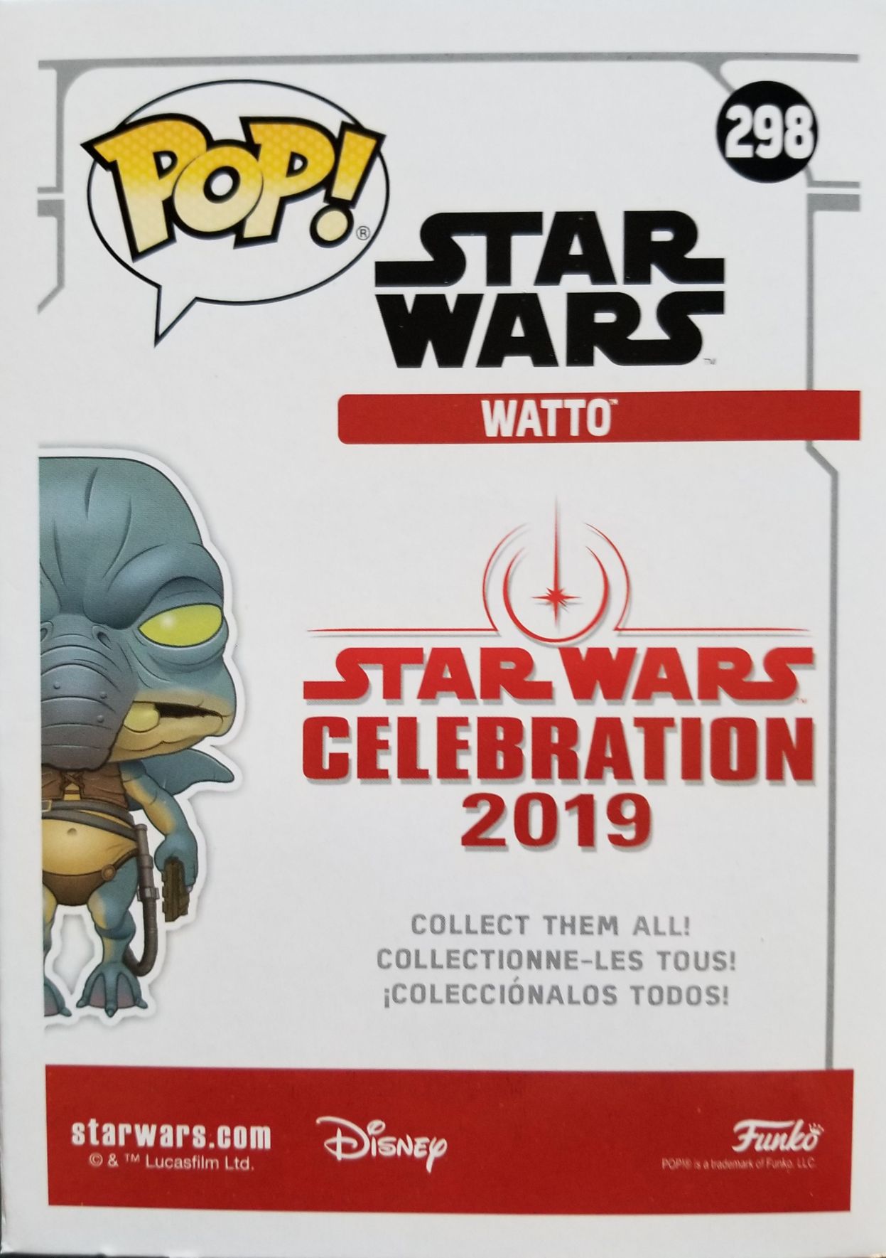 Funko Pop! Movies: Star Wars Watto SWC 2019 TPM - Funko (Star Wars Episode I The Phantom Menace) action figure collectible [Barcode 0889698376662] - Main Image 2