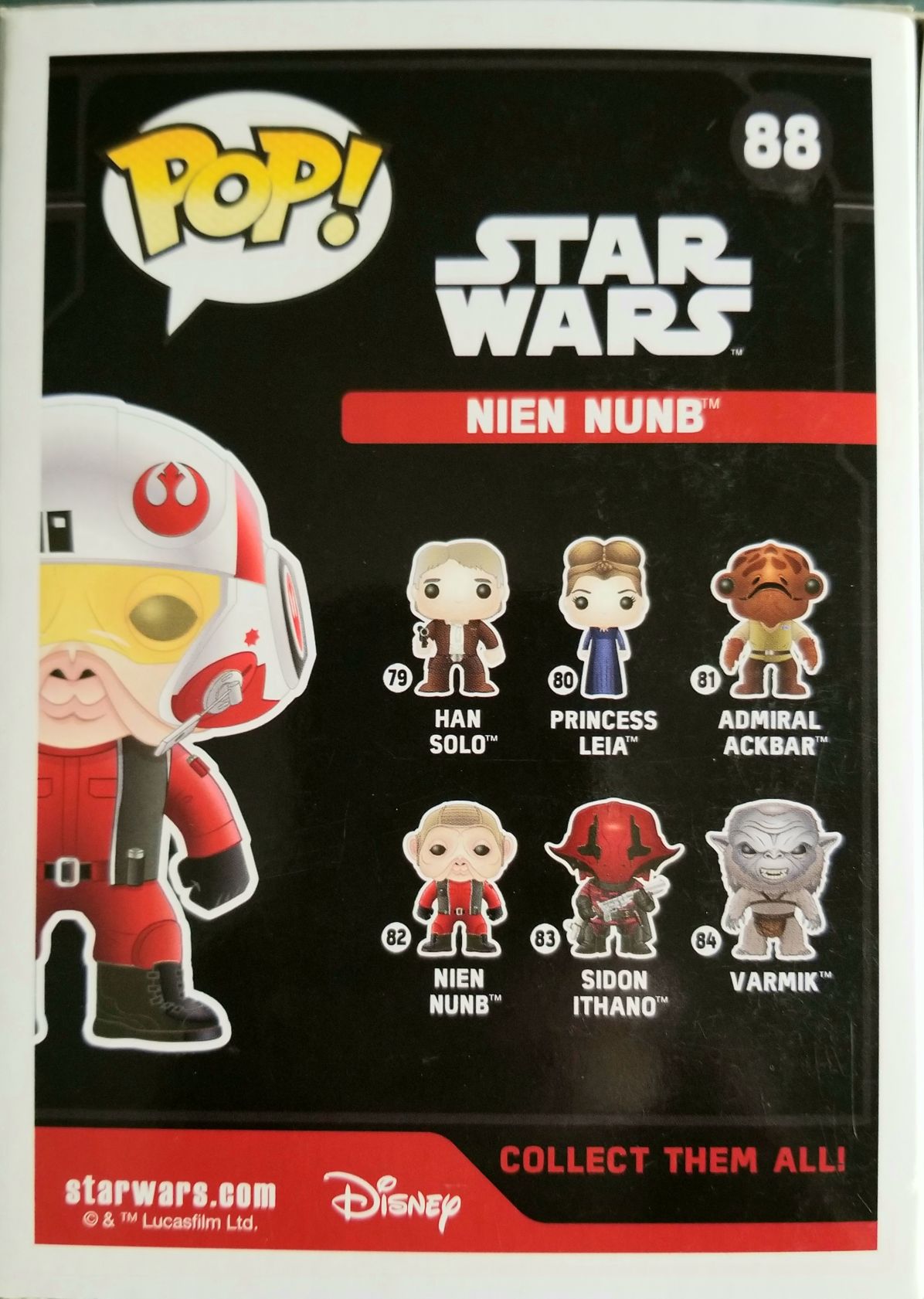 Funko Pop! Movies: Star Wars Nien Nunb TFA - Funko (Star Wars Episode VII The Force Awakens) action figure collectible [Barcode 0849803065928] - Main Image 2