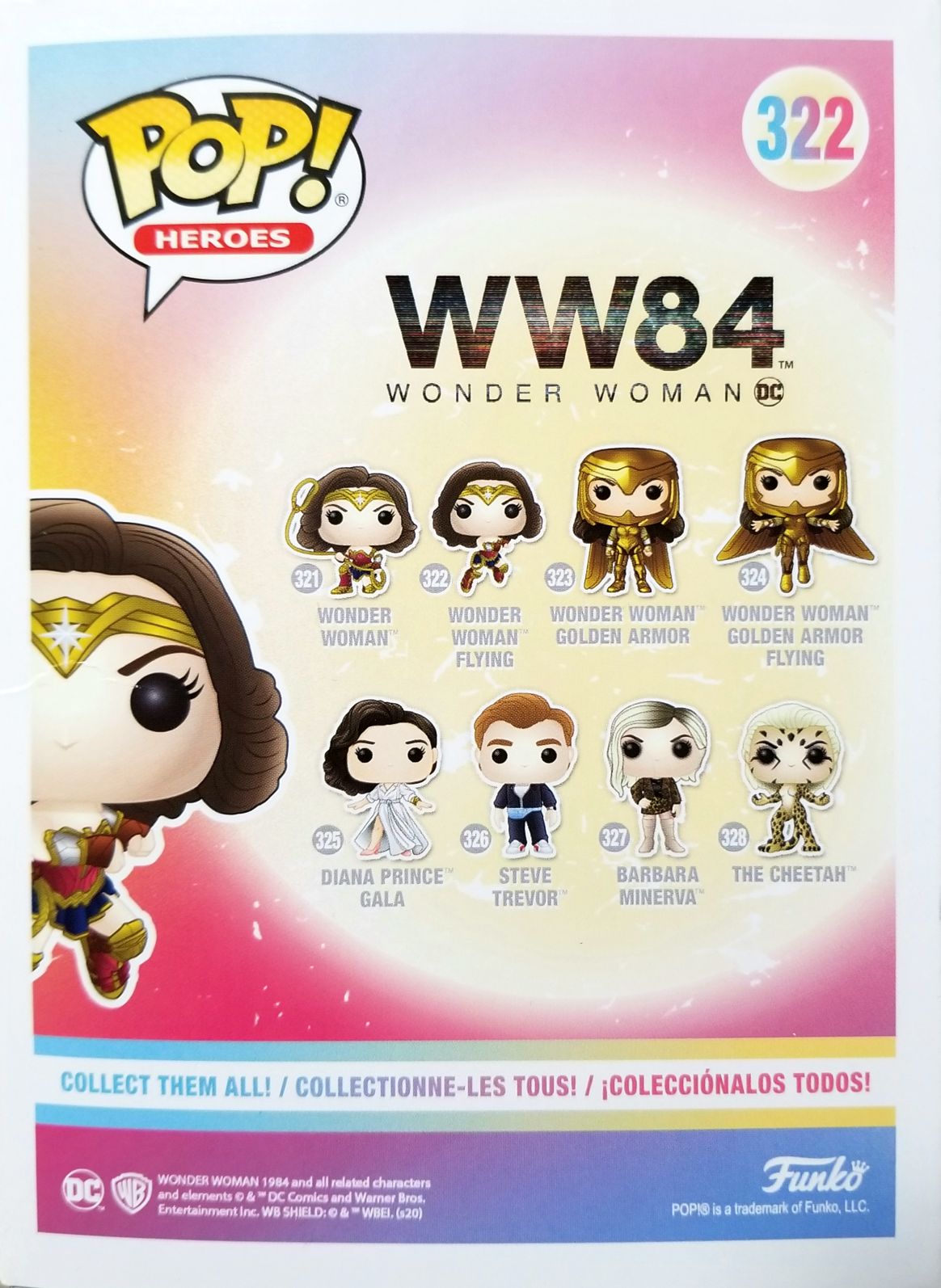 Funko Pop! Movies: WW84 Wonder Woman Flying - Funko (Wonder Woman 1984) action figure collectible [Barcode 0889698473736] - Main Image 2