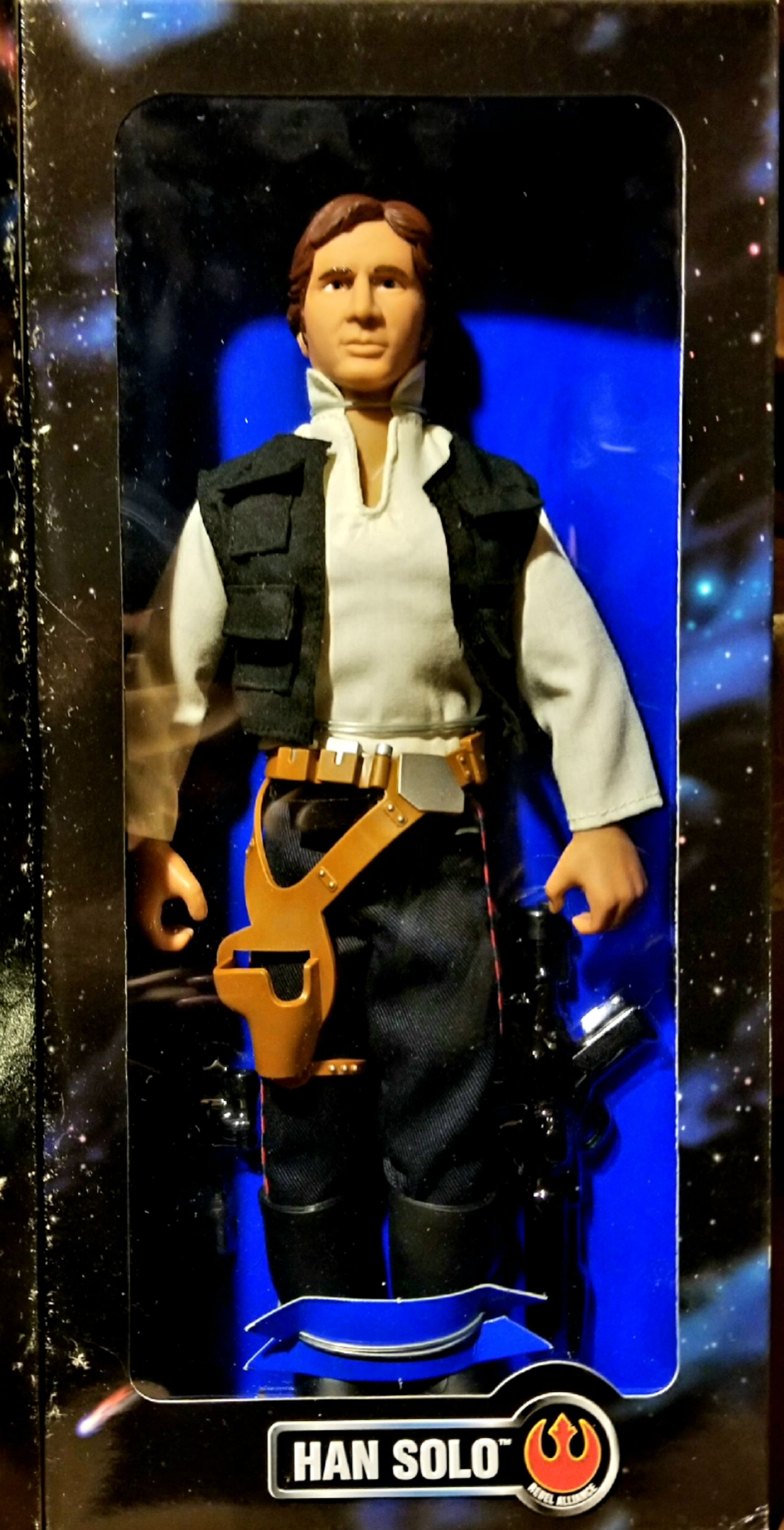 Collector Series Star Wars 12 inch Han Solo ANH - Kenner/ Hasbro (Star Wars Episode IV A New Hope) action figure collectible - Main Image 2