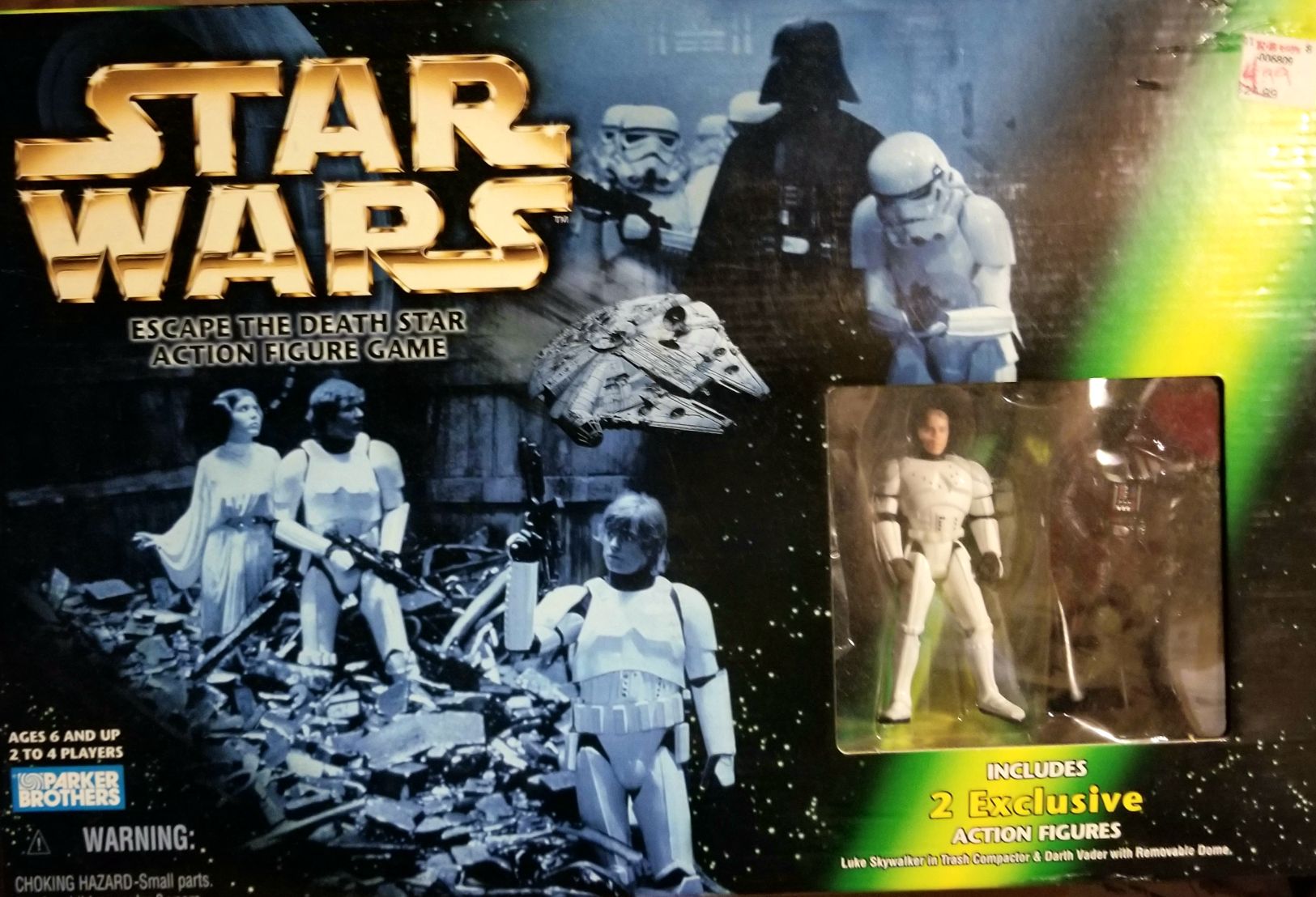 Power of the Force 2 Green Playset 3.75 - Escape The Death Star Action Figure Game Star Wars ANH - Kenner/ Hasbro (Star Wars Episode IV A New Hope) action figure collectible - Main Image 1