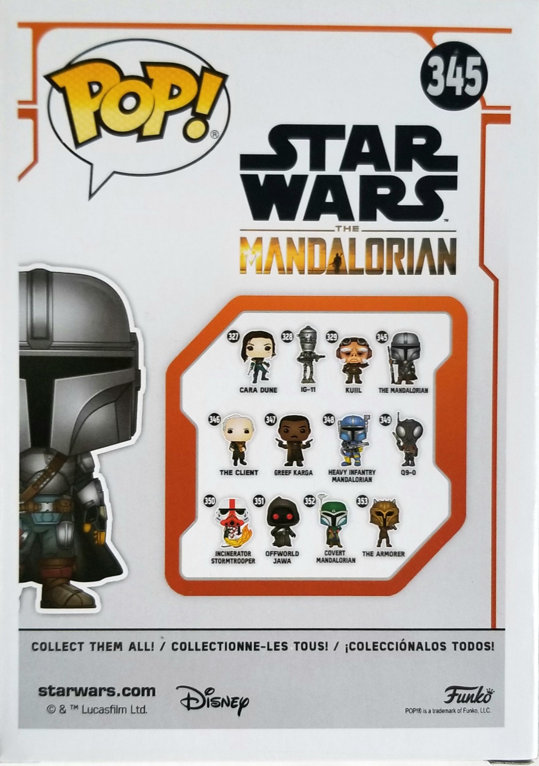 Funko Pop! Television: The Mandalorian Metallic Beskar Armor MANDO - Funko (Star Wars The Mandalorian) action figure collectible [Barcode 0889698460927] - Main Image 2