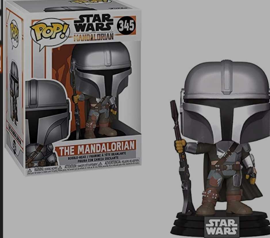 Funko Pop! Television: The Mandalorian Metallic Beskar Armor MANDO - Funko (Star Wars The Mandalorian) action figure collectible [Barcode 0889698460927] - Main Image 4