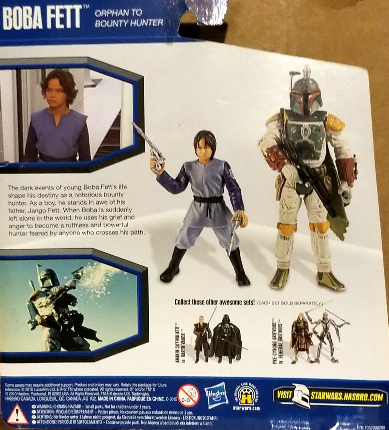 Legacy of the Dark Side: Boba Fett (Orphan to Bounty Hunter) - Hasbro (Shadows Of The Dark Side) action figure collectible - Main Image 2