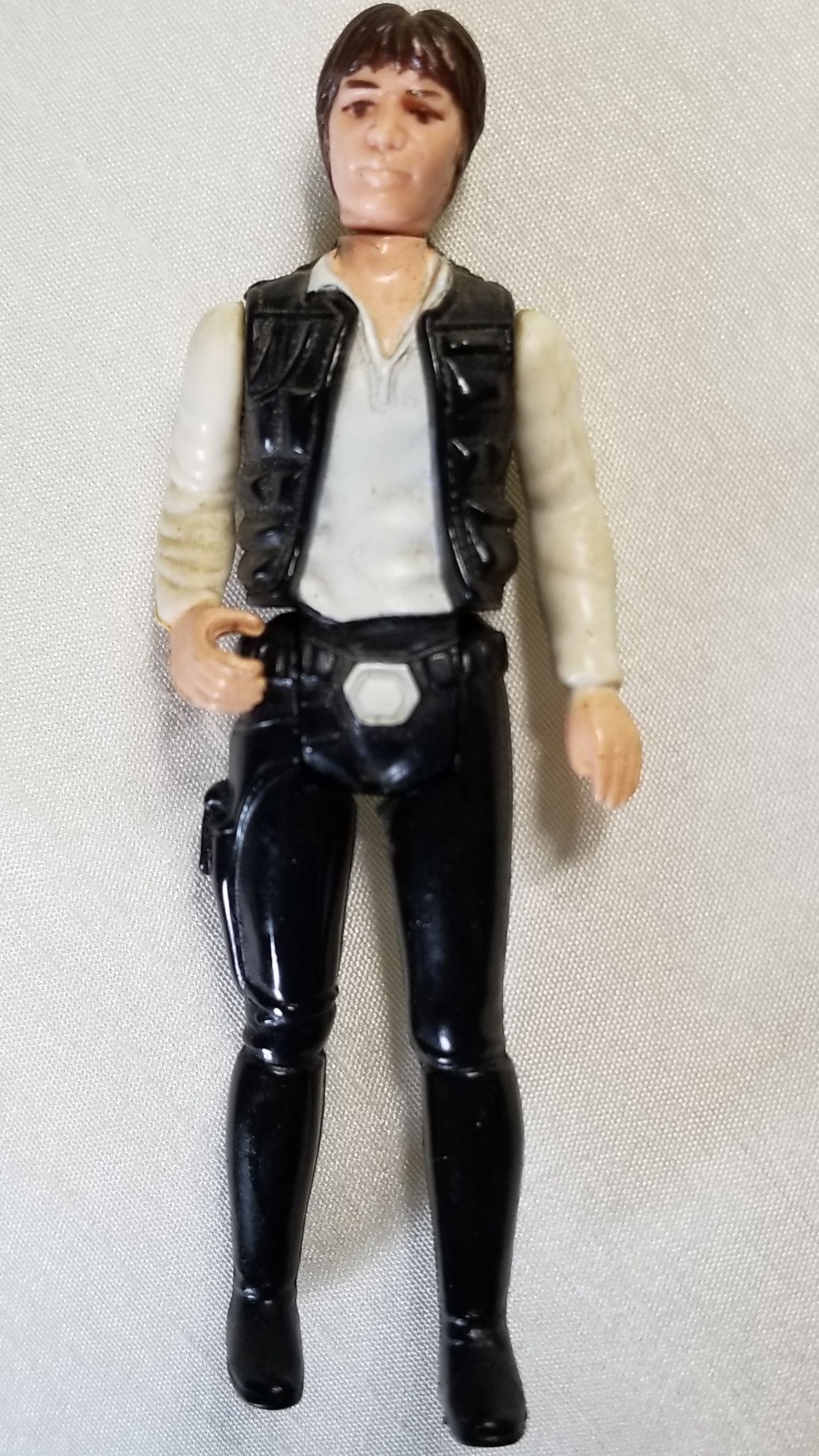 A New Hope 3.75 Figure Original Han Solo (Big Head) Star Wars ANH - Kenner (Star Wars Episode IV A New Hope) action figure collectible - Main Image 1