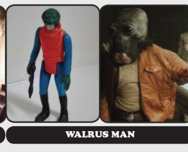 A New Hope 3.75 Figure Original Walrus Man Star Wars ANH - Kenner (Star Wars Episode IV A New Hope) action figure collectible - Main Image 3