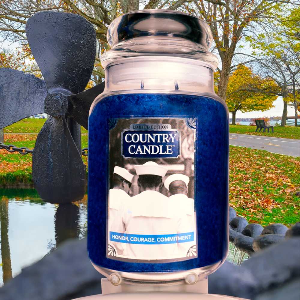 CANDLE: USA Military Country Candle Honor, Courage, Commitment 2019 - Country Candle (USA Candles) action figure collectible [Barcode 846853064147] - Main Image 3