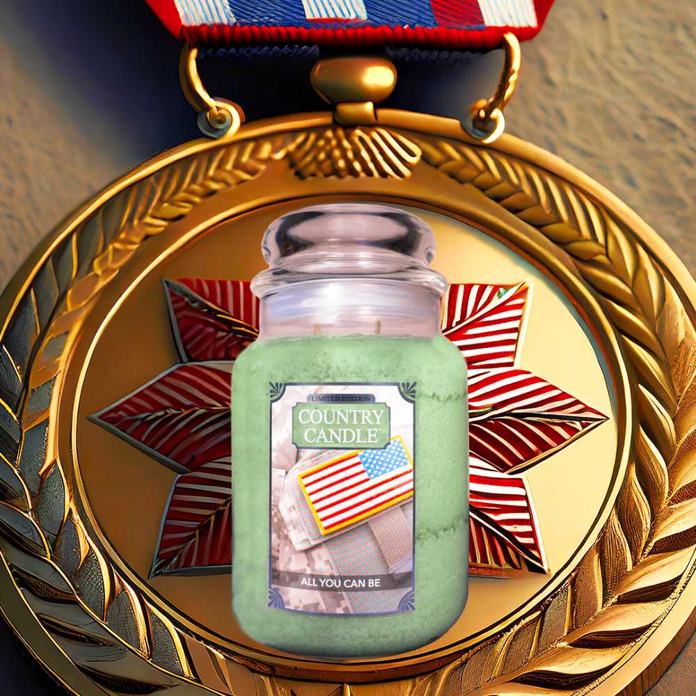 CANDLE: USA Military Country Candle All You Can Be 2019 Kringle  - Country Candle (USA Candles) action figure collectible - Main Image 3
