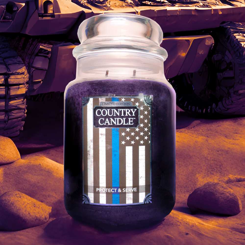 CANDLE: USA Military Country Candle Protect and Serve 2019 Kringle  - Country Candle (Patriotic Candles) action figure collectible [Barcode 846853064161] - Main Image 3
