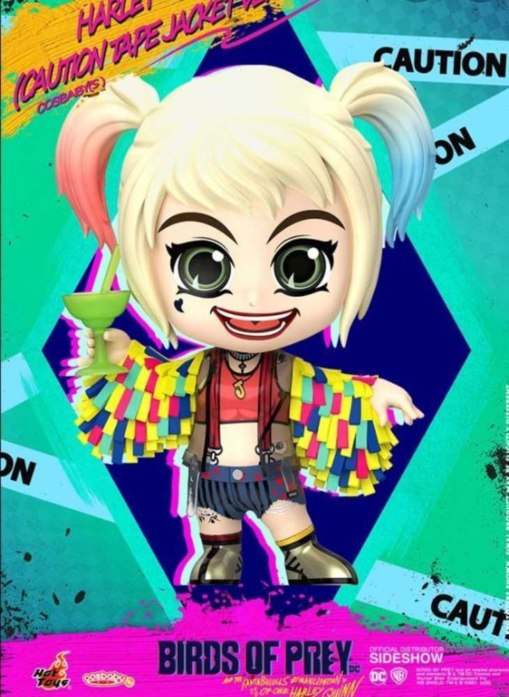 Hot Toys Cosbaby The Birds of Prey- Harley Quinn (Caution Tape Jacket version) - Hot Toys (Birds of Prey (and the Fantabulous Emancipation of One Harley Quinn)) action figure collectible [Barcode 4895228603050] - Main Image 3