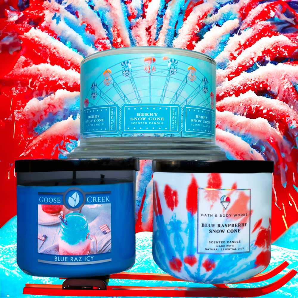 CANDLE: USA Patriotic Goose Creek Candle Blue Raz Icey 2020 - Goose Creek Candle (USA Candles) action figure collectible - Main Image 3