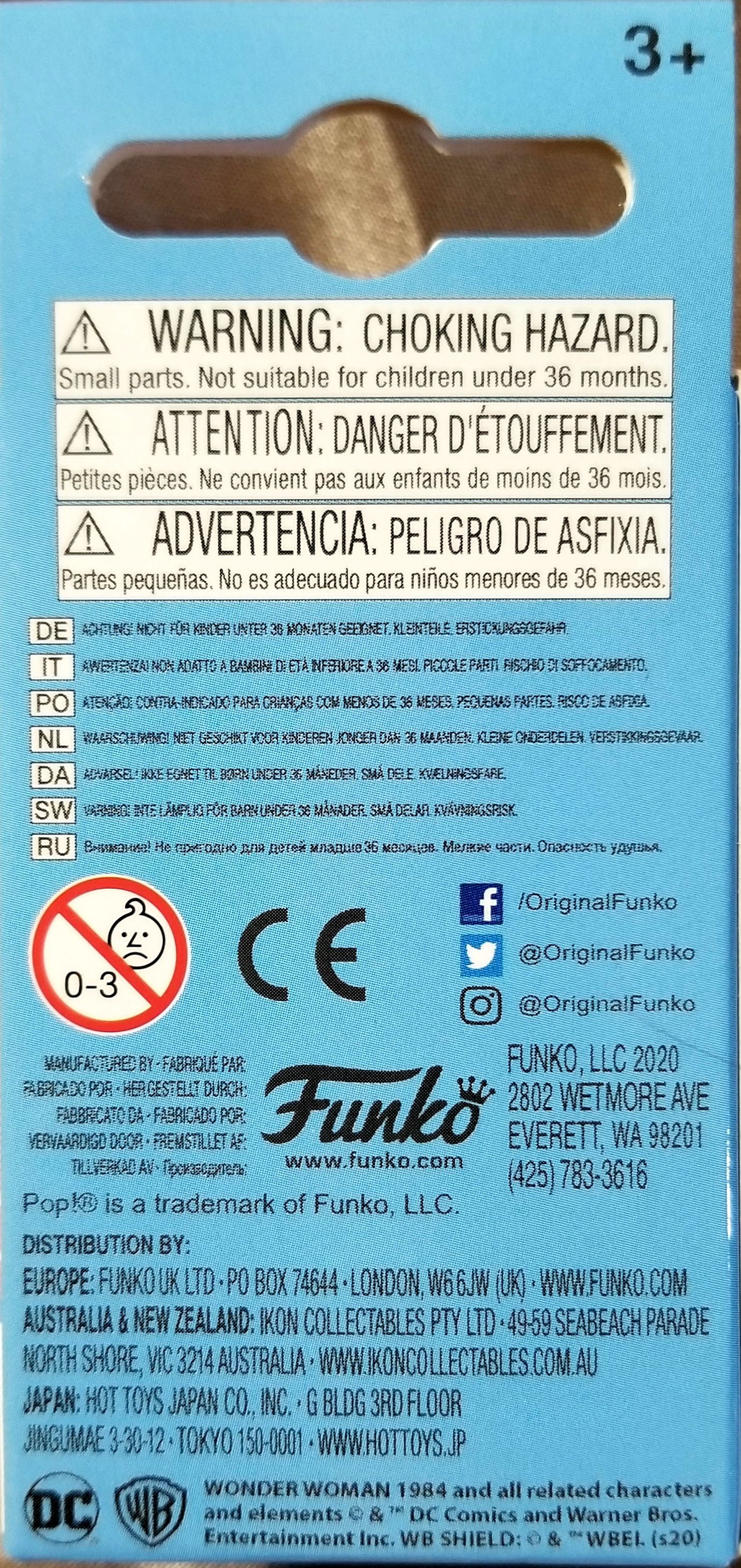 Funko Pop! Movies: WW84 Wonder Woman with Magic Lasso mini Keychain - Funko (Wonder Woman 1984) action figure collectible [Barcode 0889698466998] - Main Image 2