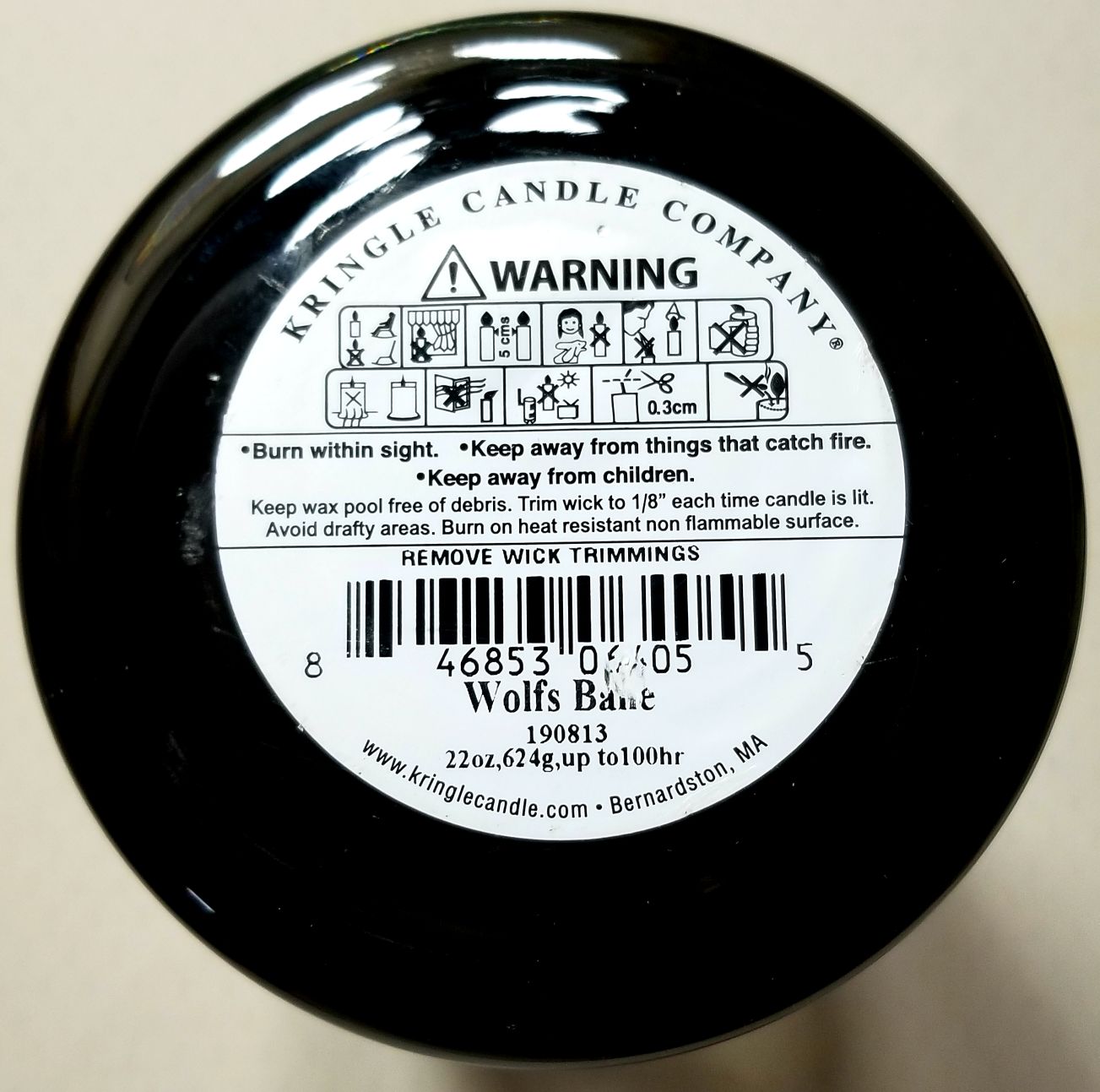 CANDLE: Halloween Kringle Wolf’s Bane 2019 - Kringle Candle (Halloween Candle) action figure collectible - Main Image 2