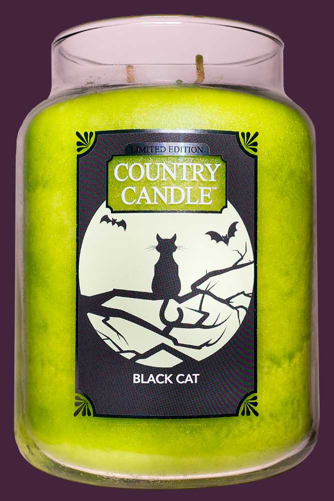 CANDLE: Halloween Country Candle Black Cat 2019 Kringle - Country Candle (Halloween Candle) action figure collectible - Main Image 3