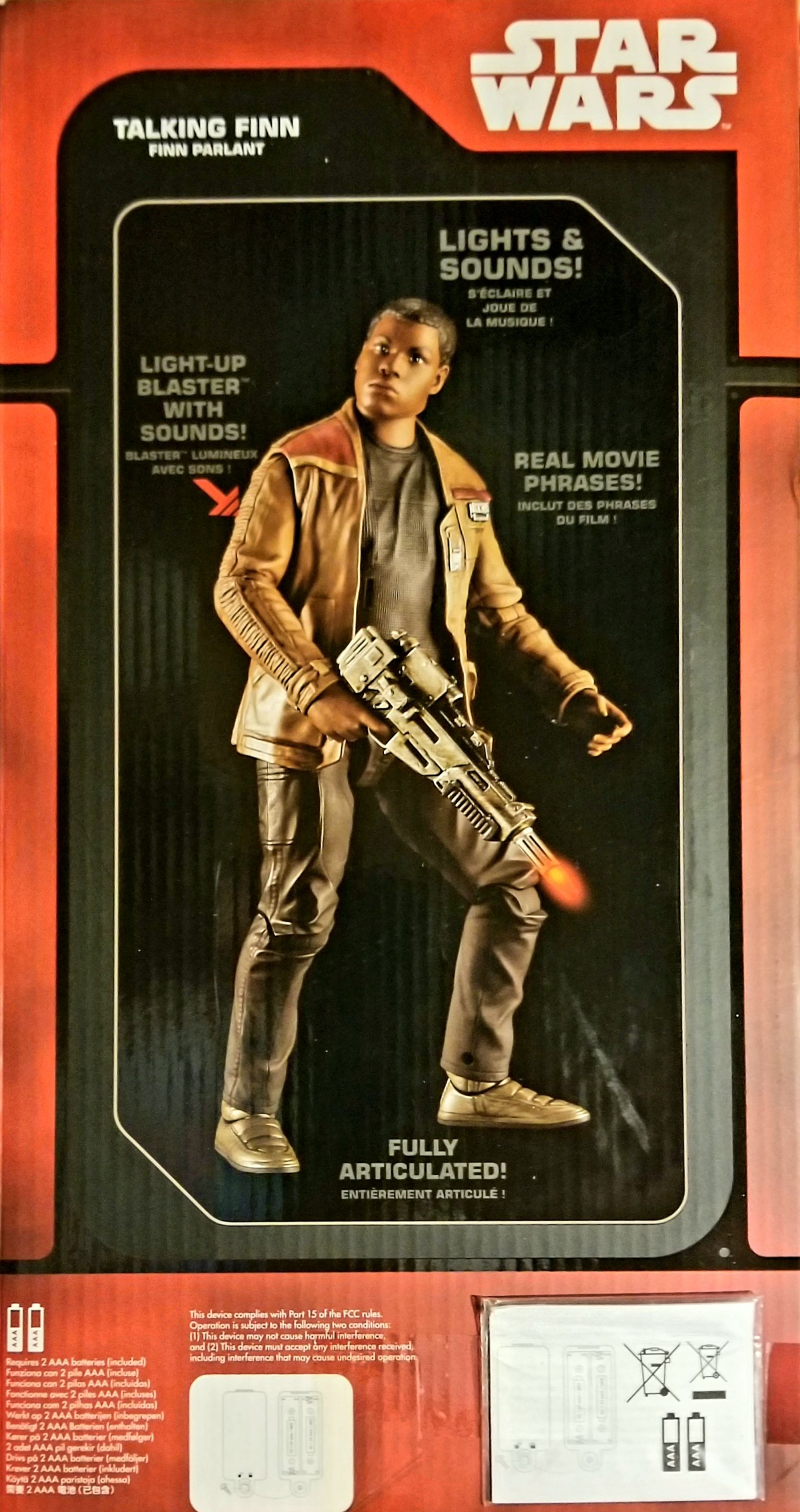 Disney Store Talking Finn Star Wars TFA - Disney Store (Star Wars Episode VII The Force Awakens) action figure collectible - Main Image 2